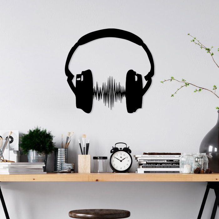 Wallity Just Music Accesorio de Pared Decorativo Negro